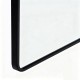1200x800x20mm Black Aluminum Framed Rectangle Bathroom Wall Mirror